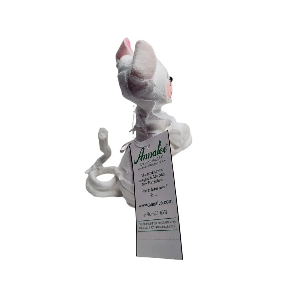 Annalee‎ Halloween Trick or Treat Toilet Paper Roll Mummy Mouse Figurine New